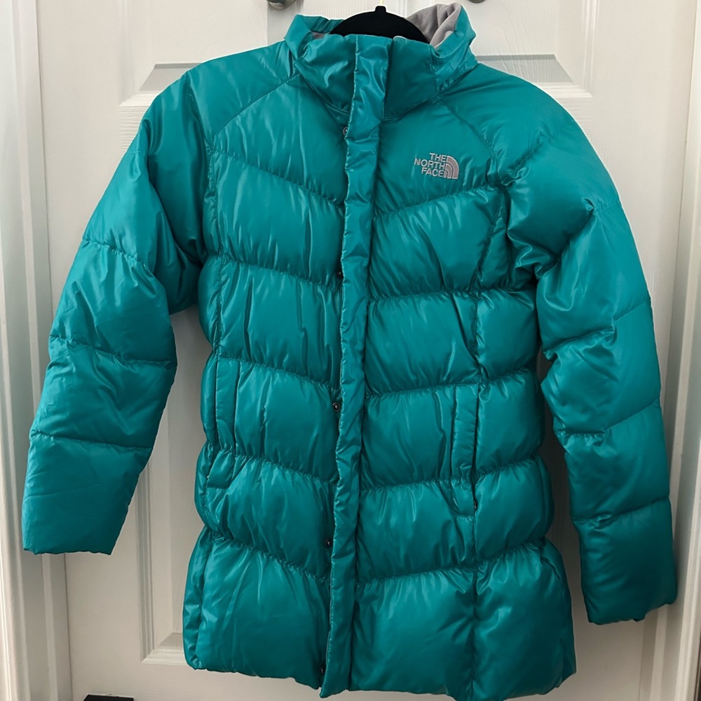 The North Face Kids Teal Puffer Jacket